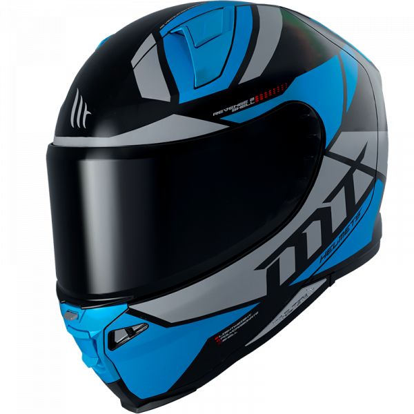  MT Helmets Casca Moto Full-Face Revenge Scalpel A7 Gloss Blue