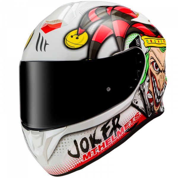  MT Helmets Full-Face Moto Targo Joker A0 Gloss Pearl White 202
