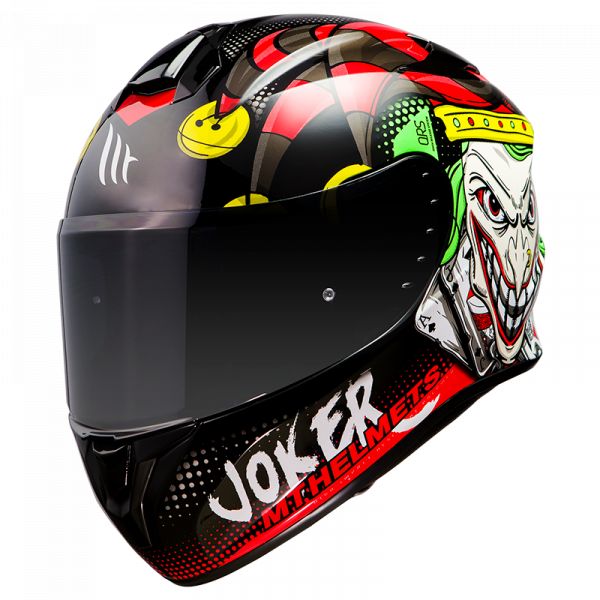 Casti Moto Integrale MT Helmets Casca Moto Full-Face Targo Joker A1 Gloss Black 2021