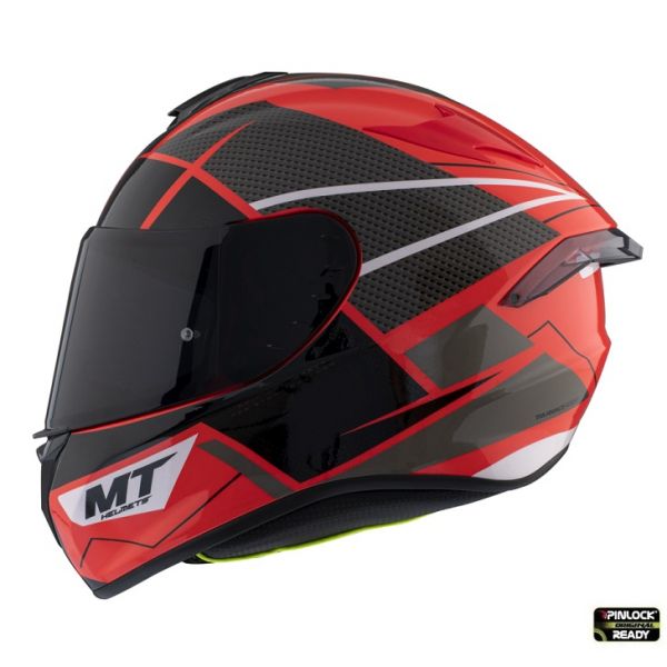 Full face helmets MT Helmets Full-Face Moto Helmet  Targo Pro Podium D5 Black/Red