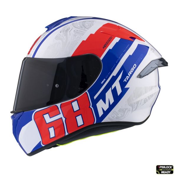  MT Helmets Casca Moto Full-Face Targo Pro Welcome A5 White/Red/Blue