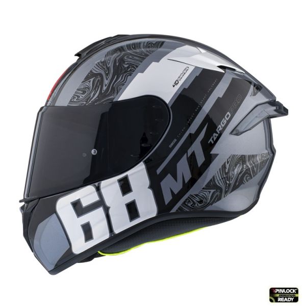  MT Helmets Casca Moto Full-Face Targo Pro Welcome F2 Grey