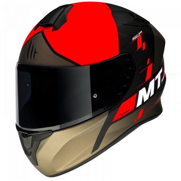  MT Helmets Full-Face Moto Targo Rigel A5 Matt Red