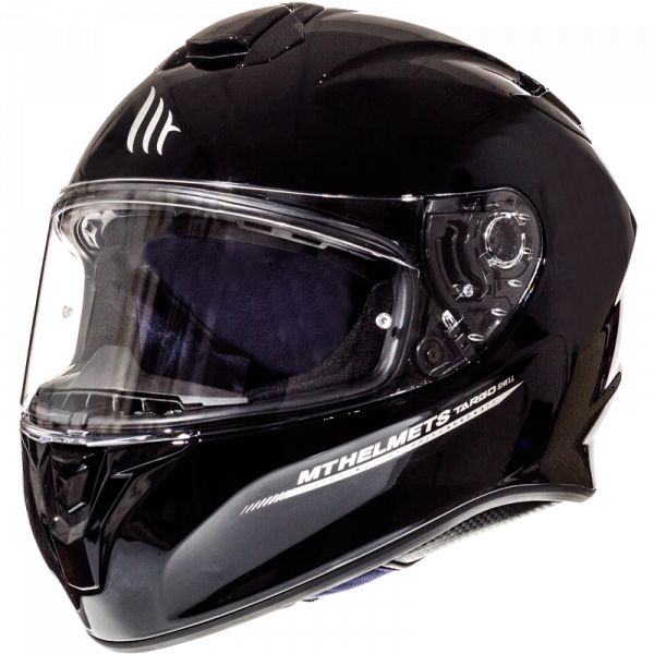  MT Helmets Full-Face Moto Targo Solid A1 Gloss Black