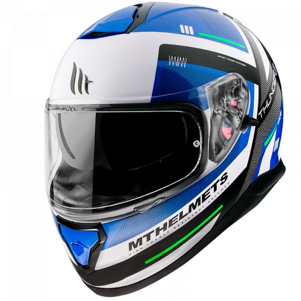  MT Helmets Casca Moto Full-Face Thunder 3 SV Carry C7 Gloss Pearl Blue