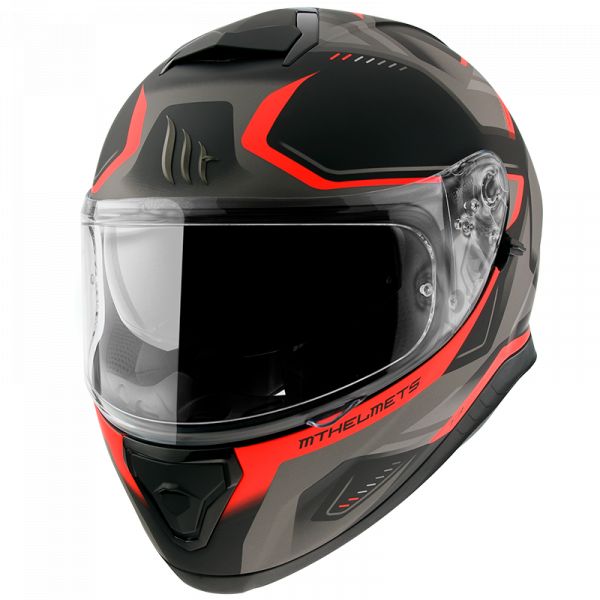  MT Helmets Casca Moto Full-Face Thunder 3 SV Turbine C4 Matt Fluor Orange