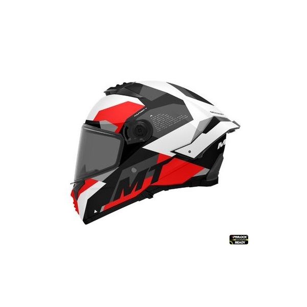  MT Helmets Full-Face Moto Helmet Thunder 4 SV Fade A0 Red/White/Grey