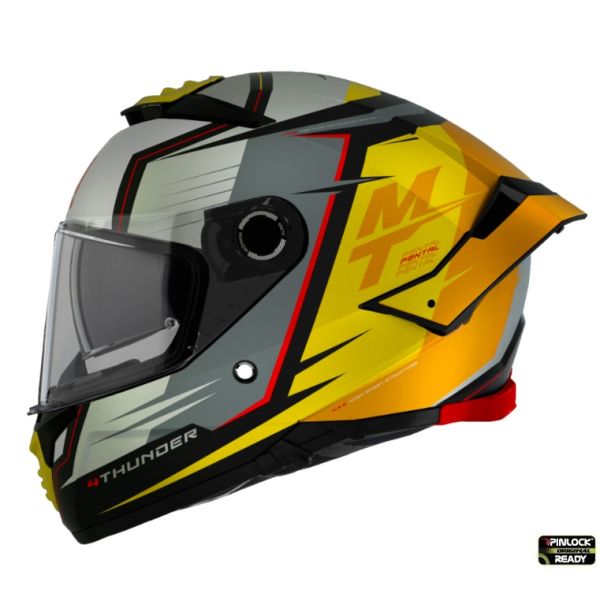  MT Helmets Casca Moto Full-Face Thunder 4 SV Pental B3 Galben Mat
