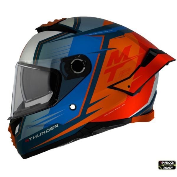  MT Helmets Casca Moto Full-Face Thunder 4 SV Pental B4 Portocaliu Mat