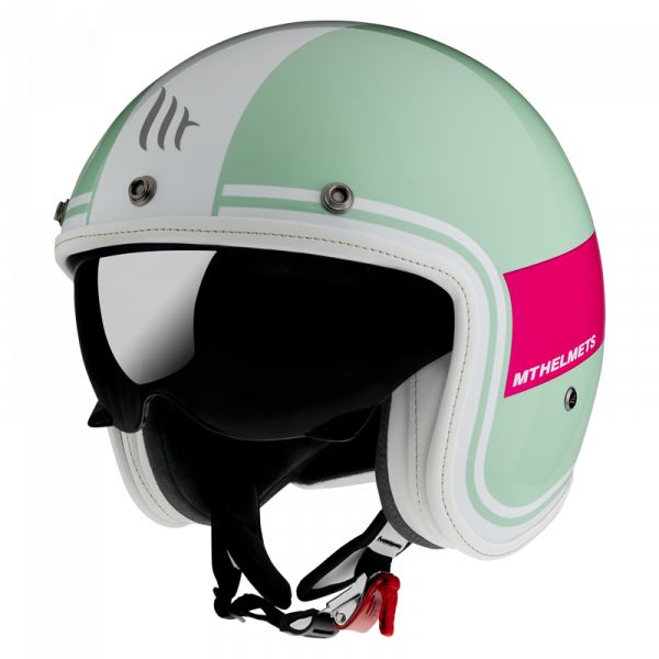 Casti Moto Jet (Open Face) MT Helmets Casca Moto Jet Le Mans 2 SV Tant D8 Matt Pink