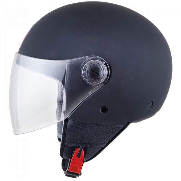 Jet helmets MT Helmets Jet Moto Helmet Street Solid A1 Matt Black