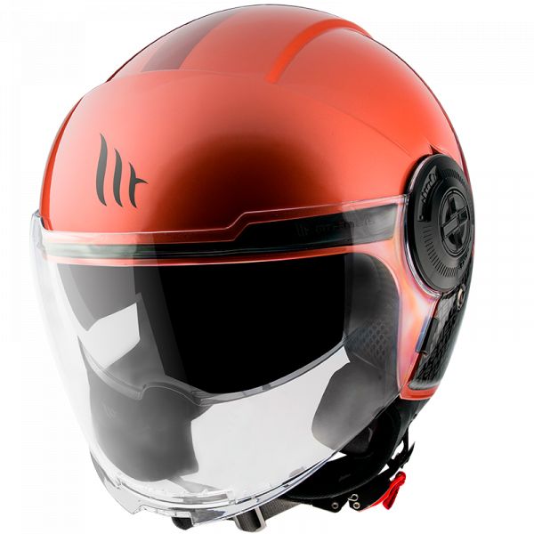 Jet helmets MT Helmets Jet Moto Helmet Viale SV Break A5 Gloss Red