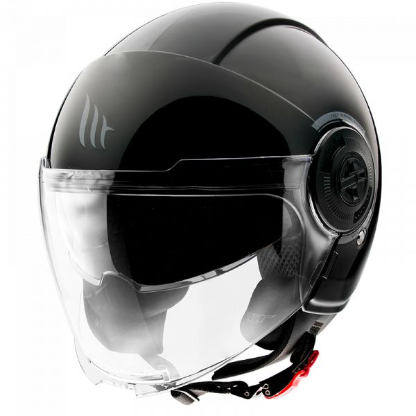  MT Helmets Casca Moto Jet Viale SV Solid A1 Gloss Black