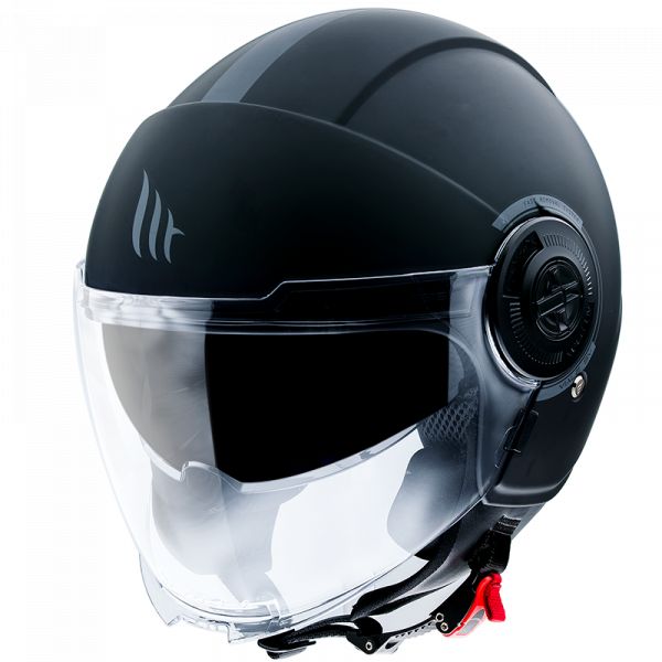  MT Helmets Casca Moto Jet Viale SV Solid A1 Matt Black