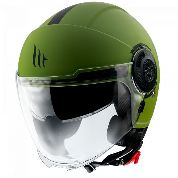  MT Helmets Casca Moto Jet Viale SV Solid A6 Matt Green