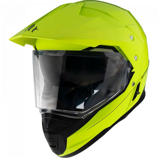 Casti Cross-Enduro MT Helmets Casca Moto MX Synchrony Duosport SV Solid Gloss Fluor Yellow