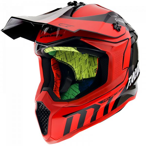  MT Helmets MX Moto Helmet Warrior C5 Gloss Pearl Red