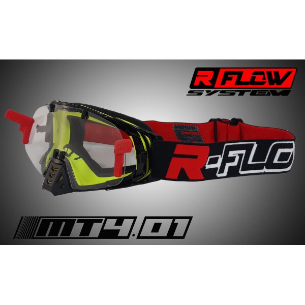 R-Flow Ochelari Moto Enduro Cu Ventilatie MT4.01 Red