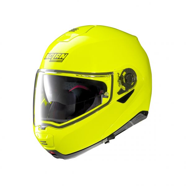  Nolan Flip-Up N 100-5 Hi-Visibility Fluo Yellow Helmet