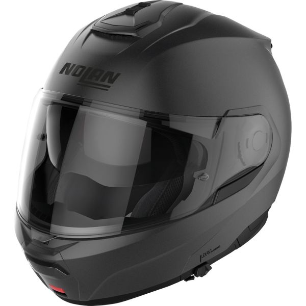Flip up helmets Nolan Flip-Up Moto Helmet N100-6 Classic N-Com Flat Vulcan Grey 24