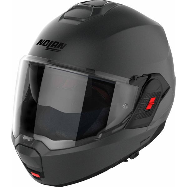 Flip up helmets Nolan Flip-Up Moto Helmet N120-1 06 Classic N-Com Flat Vulcan Grey 24