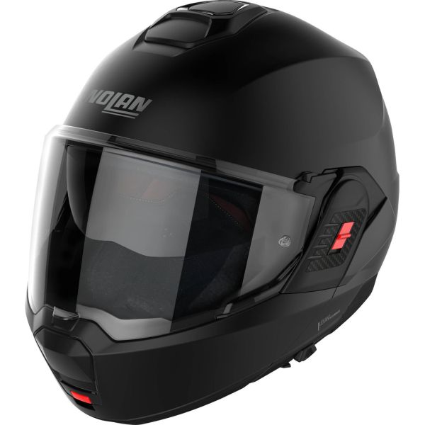 Flip up helmets Nolan Flip-Up Moto Helmet N120-1 06 Classic N-Com Flat Black 24