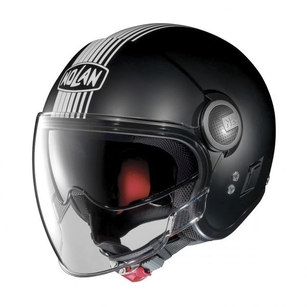 Jet helmets Nolan Open-Face N 21 Visor Joie De Vivre 034 Flat Black Helmet