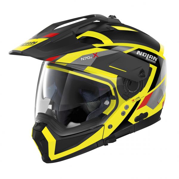 Full face helmets Nolan Crossover N 70-2 X Grandes Alpes Multicolor/Yellow Helmet