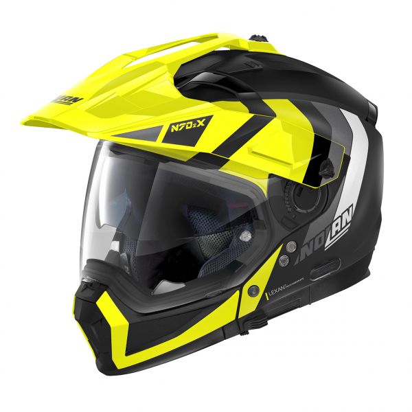 Full face helmets Nolan Crossover N 70-2 X Decurio N-Com Black/Yellow Helmet