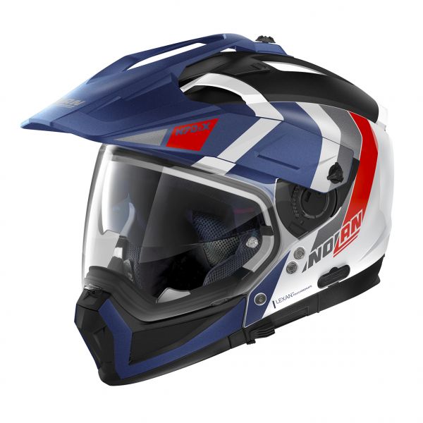 Full face helmets Nolan Crossover N 70-2 X Decurio N-Com Multicolor/Blue Helmet