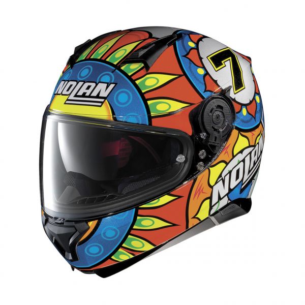 Casti Moto Integrale Nolan Casca Full-Face N 87 Gemini Replica N-Com C.Davies 54 Multicolor