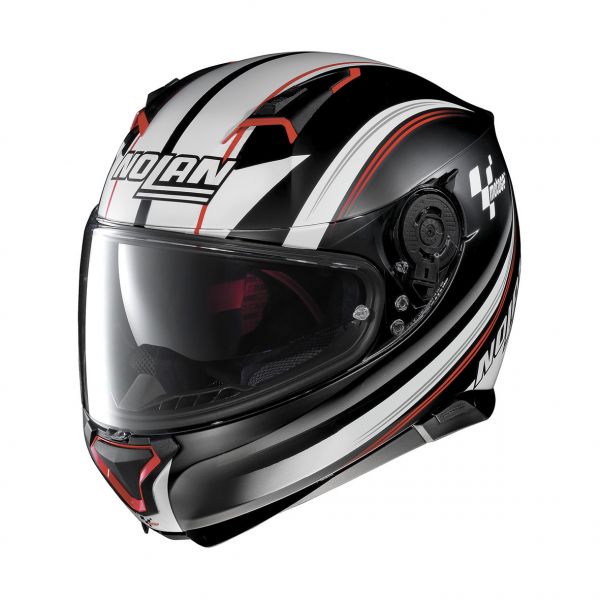 Full face helmets Nolan Full-Face N 87 Moto GP N-Com Flat Black Helmet