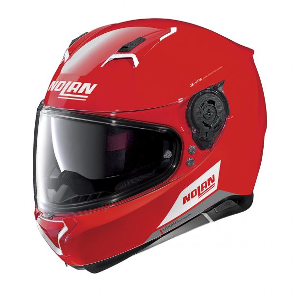 Full face helmets Nolan Full-Face N 87 Emblema N-Com Corsa Red Helmet