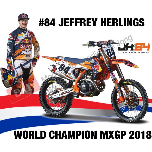  New Ray Macheta Motor 1:6 KTM Jeffrey Herlings #84