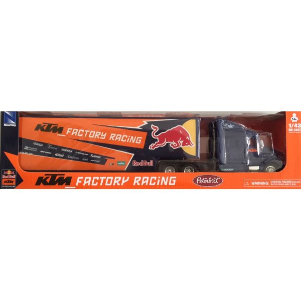 Off Road Scale Models New Ray Scale Model Truck KTM Factory Racing Red Bull 1:43