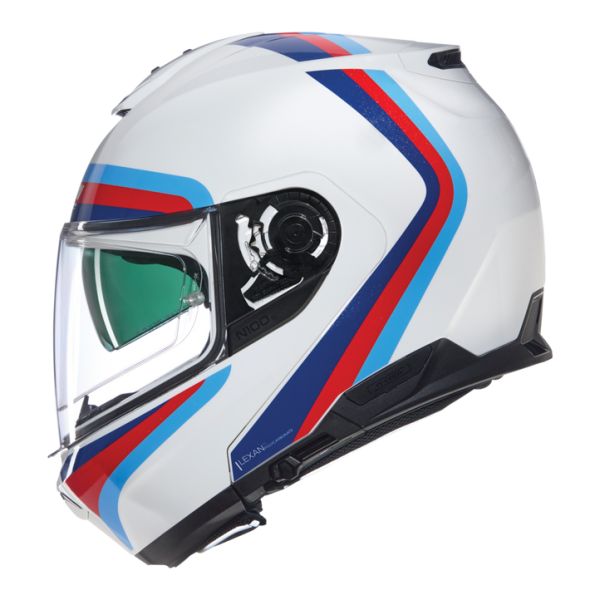 Casti Moto Flip-up (Modulabile) Nolan Casca Moto Flip-Up N100-6 Assoluto 347 White/Red/Blue 2025