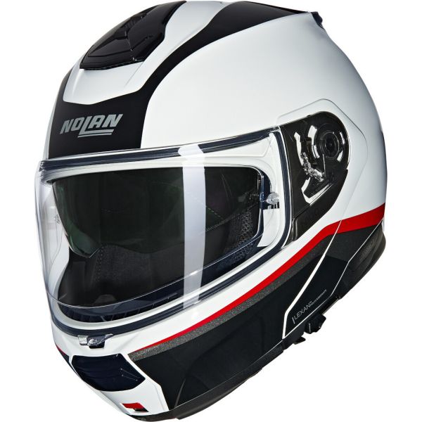Casti Moto Flip-up (Modulabile) Nolan Casca Moto Flip-Up N100-6 Incognito White/Black 25