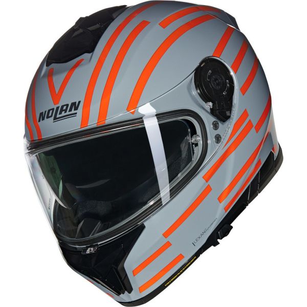 Casti Moto Integrale Nolan Casca Moto Full Face N80-8 Veloce Gray/Orange 25
