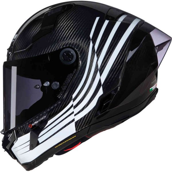 Casti Moto Integrale Nolan Casca Moto Full-Face X-804 RS Ultra Carbon Ala 344 Black/White Glossy 2025