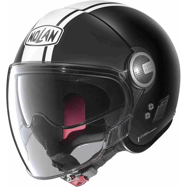 Jet helmets Nolan Casca Moto Jet N21 Visor Dolce Vita Flat Black White 24