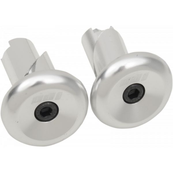 Grips Enduro/MX Odi Aluminium Bar End Plugs Silver-F71APS