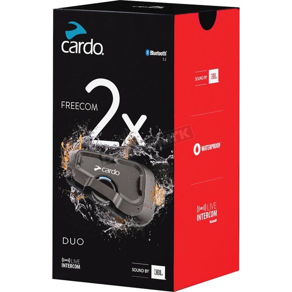 Helmet Intercomm Cardo Comnunication System Freecom 2X Duo FRC2X103