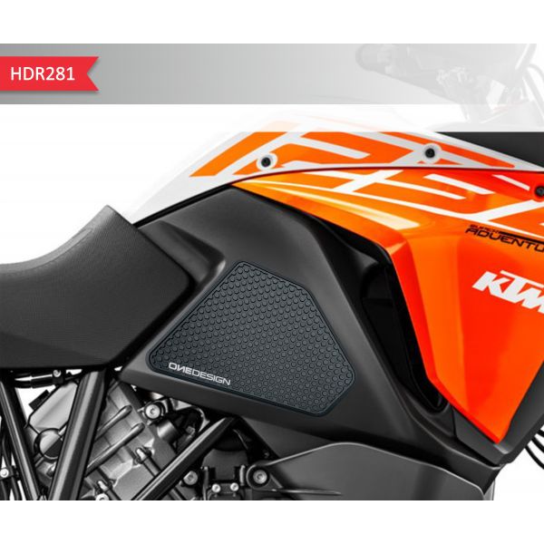 Motorcycle TankPads OneDesign Placi Aderente Ktm Clear Black 43010800