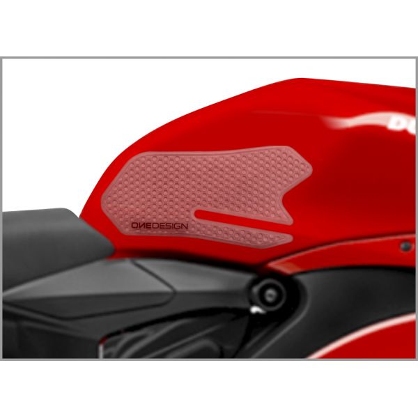  OneDesign Tank Grip Panigale '21 Clear HDR338