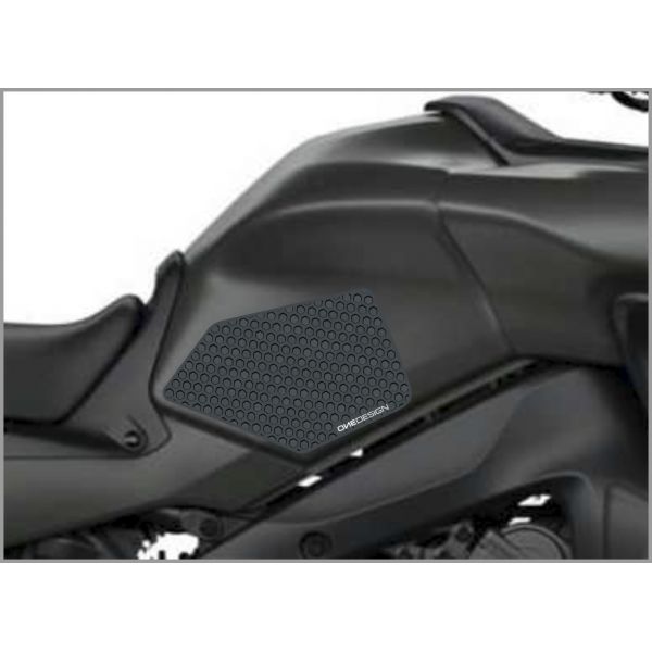 Motorcycle TankPads OneDesign Tank Grip Yamaha Tracer9 '21 Black HDR335