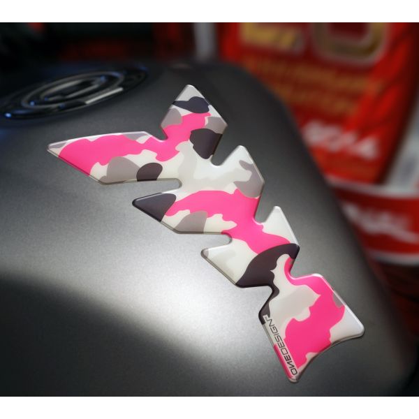 Motorcycle TankPads OneDesign Tankpad Moon Camo Or Fluo Multi	/Pink	/White 43010828