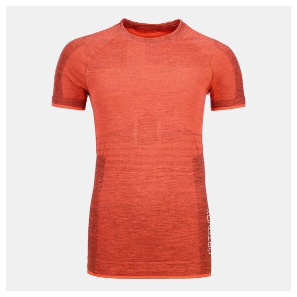  Ortovox Bluza Snowmobil Dama Base Layer 230 Competition Short Sleeve Coral