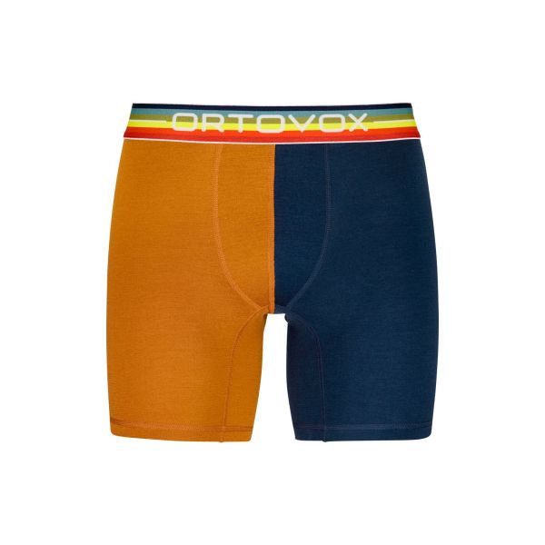 Functional Underwear Ortovox Boxers 185 Merino Rock N Wool Deep Ocean