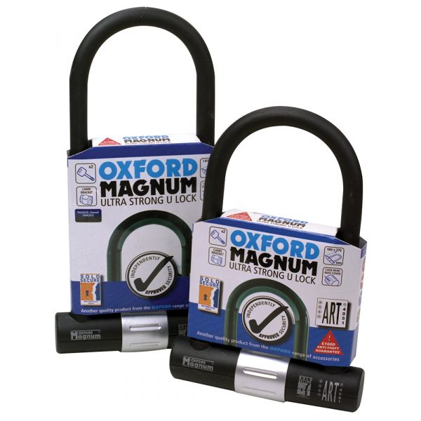 Anti theft Oxford Magnum U-lock (170x315mm) & Bracket