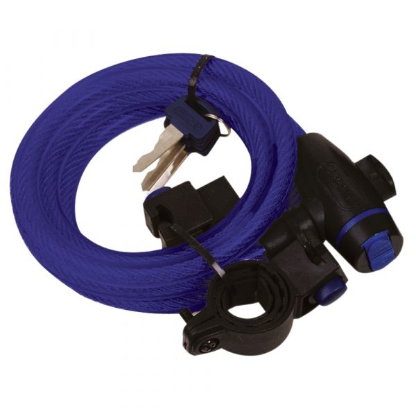 Anti theft Oxford CABLE LOCK 1.8M X 12mm - BLUE